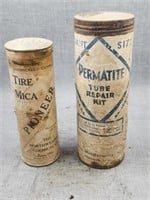 2 vintage tire repair kits