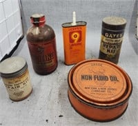 Assorted vintage oil & tire repair kits