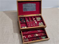 Jewelry Box with contents