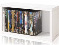 WAY BASICS DVD Storage Media Shelf (Brown)