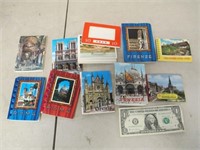 Lot of Vintage Travel Souvenir Mini Books