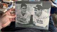 Lou Gehrig Babe Ruth 8 x 10