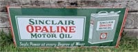 Sinclair Opaline Motor Oil porcelain Sign