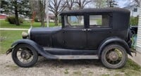 1929 Model A Sedan. Survivor car, Rust rot free