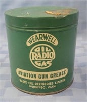 Wearwell oil radio gad aviation gun grease