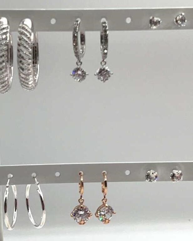 Collection of Swarovski Elements SS earrings