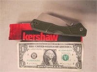 Kershaw 2043 D2 Hatch Green Folding Knife w/