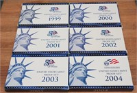 1999-2004 US Mint Proof Sets - Mixed Dates