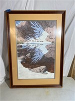 Bev Dolittle framed art season of the Eagle