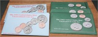 1993, 1994 US Mint Uncirculated 10 Coin Set - UNC