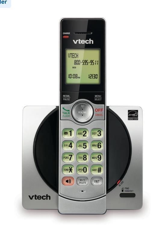 VTech DECT 6.0 Expandable Cordless Phone with