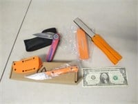 Lot of Knives & Accessories - Huang Fu & More