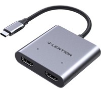($35) LENTION USB C to Dual HDMI