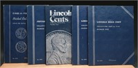 (5) Mixed Coin Albums - Cent & Nickel