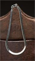 Herringbone Sterling Silver Bracelet - 8"