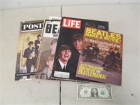 Lot of Vintage The Beatles Themed Magazines -
