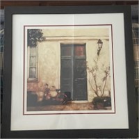 Artwork Print in Wood Frame with Glass