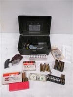 Lot of Assorted Ammo w/ Game Skinner Knife -