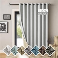 NEW $44--1Panel Curtain 100"W x 84“L Greyish White