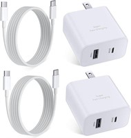 (2 Pack) Fast Charger Type C