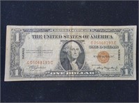1935a $1 Silver Cert Hawaii WW2 FR-2300