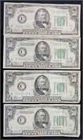 4 - 1934 $50 Federal Reserve Notes