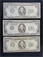 2 - 1934 $100 Federal Reserve Notes