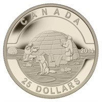 2014 $25 O Canada: The Igloo - Pure Silver Coin