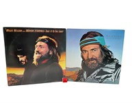 Two Vintage Willie Nelson Vinyl Records