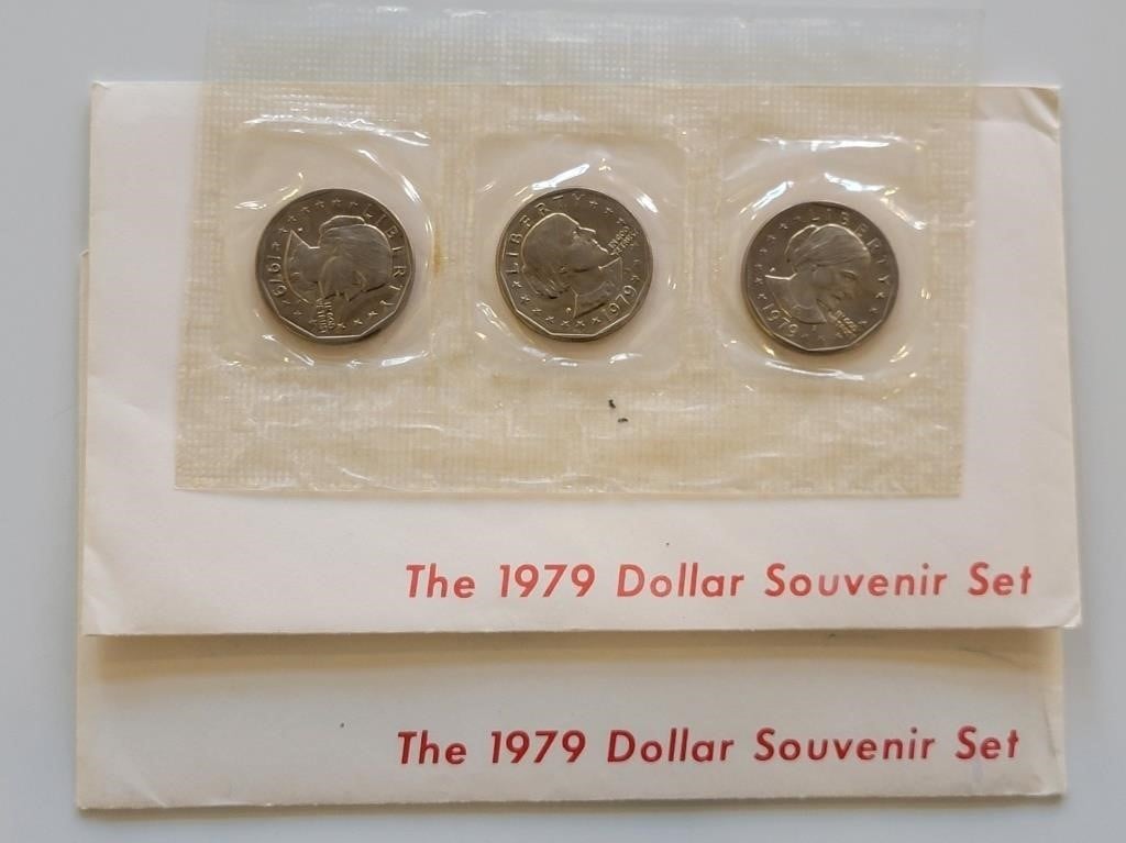 2 - 1979 Susan B Anthony Souvenir Sets