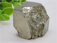 NATURAL FORMATION SPANISH PYRITE CUBE ROCK STOEN L