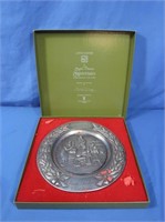 1974 International Silver Co Pewter Christmas