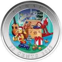 2015 50c Holiday Toy Box - Lenticular Coin