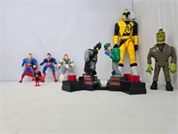 Lot of Vintage action figure toys superman