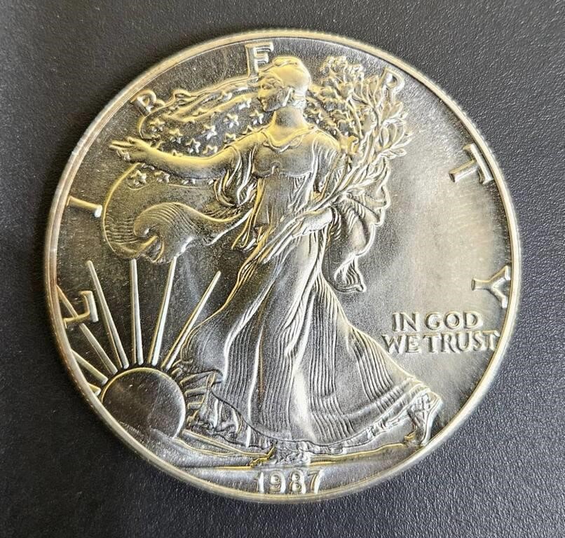 1987 Walking Liberty American Eagle Dollar