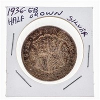 1936 GB Silver Half Crown