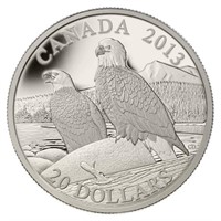 2013 $20 The Bald Eagle: Lifelong Mates - Pure Sil