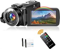 2.7K Video Camera Camcorder 42MP with LED Fill