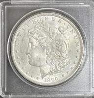 1890 O Morgan Silver Dollar