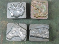 MIXED INK STAMPS VINTAGE ANTIQUE