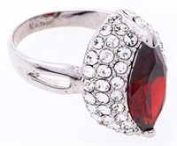 Marquis Cluster Ring, Marquis Cut Garnet Swarovski