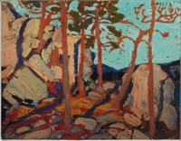 Canadian Art Collection - Tom Thomson Panel - "Pi