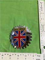 Great Britain car grill badge