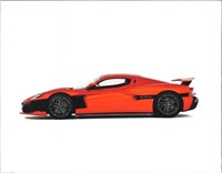 Exotic Car Fine Art Giclee (11 x 14") Rimac Never