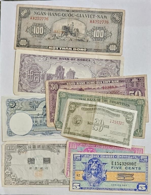 Lot Of Various Country Currency Bank Notes