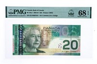 Bank of Canada 2004 -07 $20 GEM UNC68