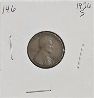 1926 S Lincoln Head Wheat Penny
