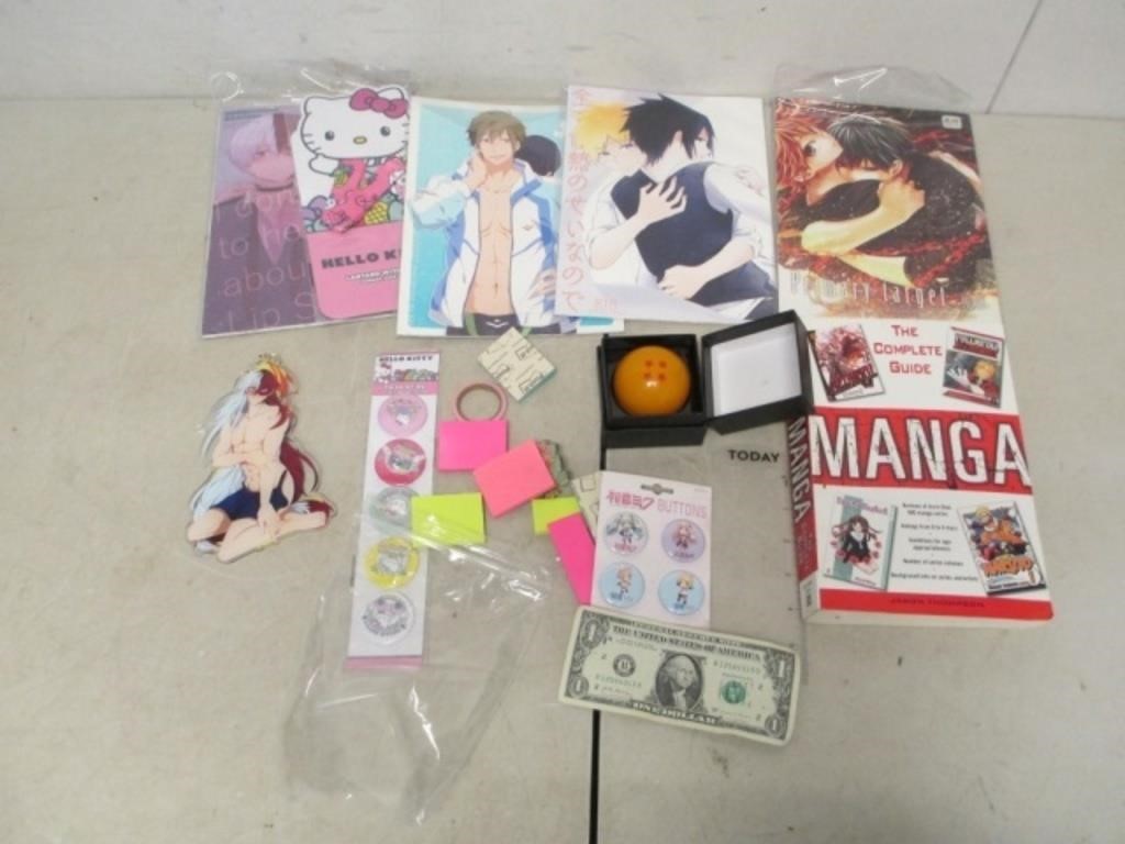 Lot of Anime & Hello Kitty Items & Collectibles