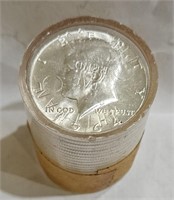 $20.00 Roll Of 90% Silver 1964 Franklin Half