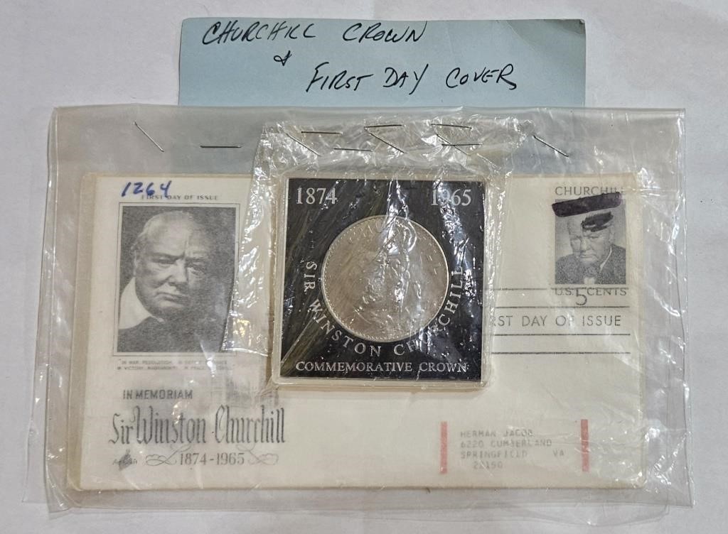 1965 Sir Wintson Churchhill Comerative Crown Coin